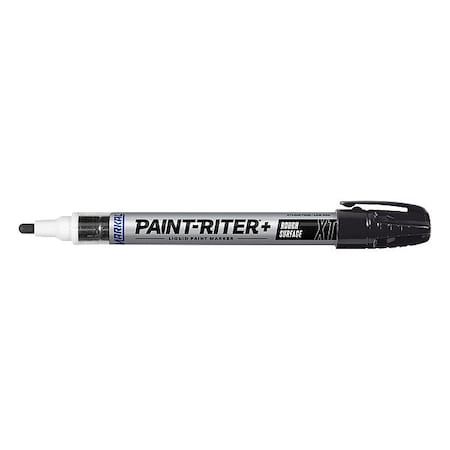 Markal Paint Marker, Medium Tip, Black Color Family, Paint 97253