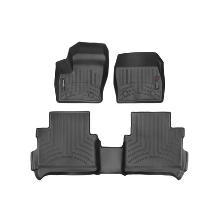 Weathertech Black, Front and Rear Floorliners for Vinyl Floors 4416161V-445994