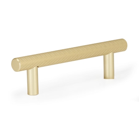 Kingston Brass Cabinet Knurled Pull for Bathroom, 96 mm, Brushed Brass RBP30609BB