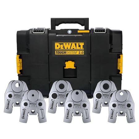 Dewalt Compact Press Jaw Kit, For 1/4 in to 7/8 in Nibco Pipe DCE214K