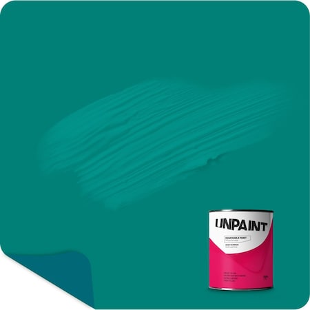 Unpaint Removable paint Interior Matte Teal Bluebird Spruce Quart 0Y-BE21-LEKS