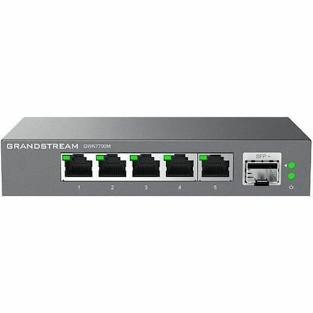 Grandstream Unmanaged 2.5 Multi-Gigabit Sw Multi-Gigabit Switch, 5 x GigE, 1 SFP+ GWN7700M
