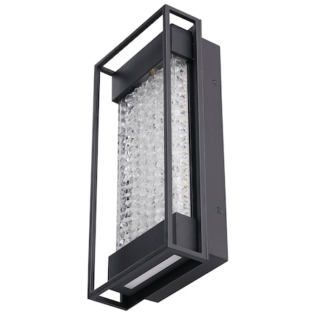 Sunlite LED Acrylic Filled Crystals 10W 60W= 800 Lm 30K/40K/50K Dimmable Wall Sconce Light Fixture 81038-SU