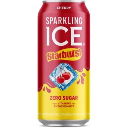 Sparkiling Ice Sparkling Ice Starburst Cherry Beverage 16 oz 1 pk FG00582