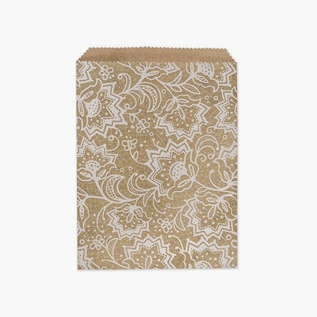 Nashville Wraps Lace Kraft Paper Merchandise Bags, 8.5x11, 500PK MB2LAC