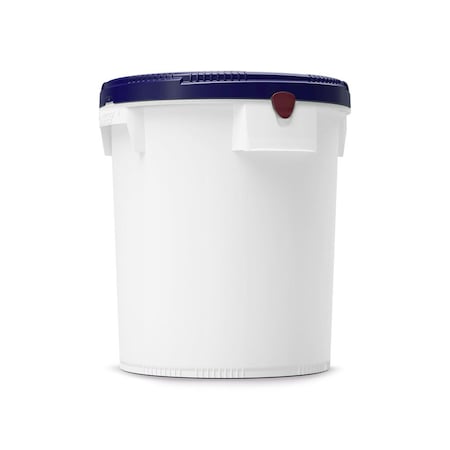 Curtec Click Pack Pail with Screw Lid, White, 20L 4420-60-004