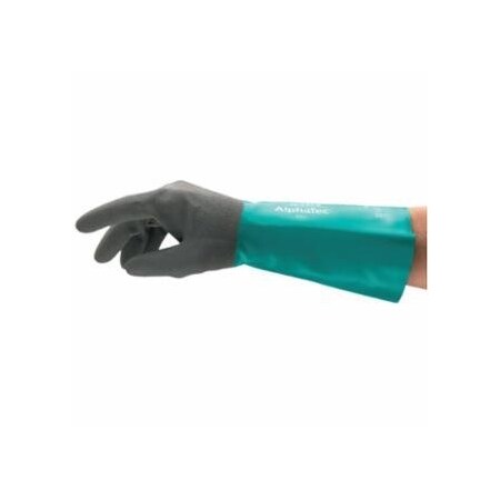 Alphatec 58-530B/58-535B Gloves, 9, Grey/Teal, 14 in Cuff, 58-5035B, 6PK 012-58-535B-090