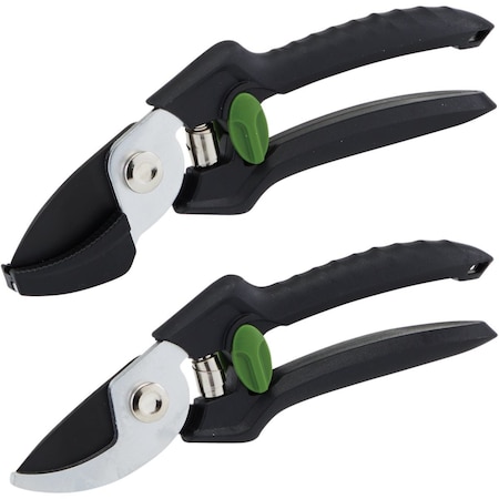Best Garden 8'' Bypass Pruner & 7-1/2'' Anvil Pruner Set GM-10489