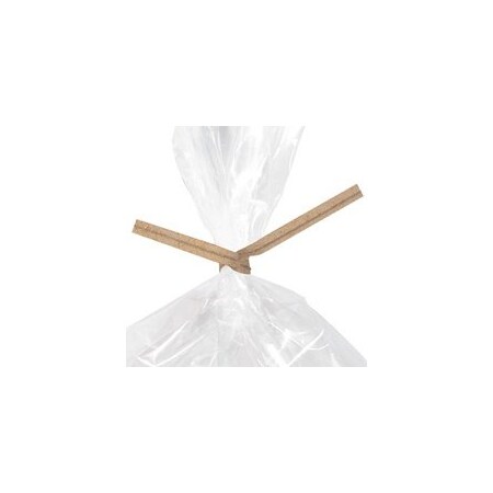 Bubblefast 2000-6 x 5/32'' Recycled Paper Twist Tie, 2000PK BFPBTW6