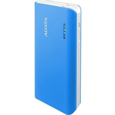 Adata Adata Apt100-10000Mah 5V/2.1A Power Bank Blue-White APT100-10000M-5V-CBLWH