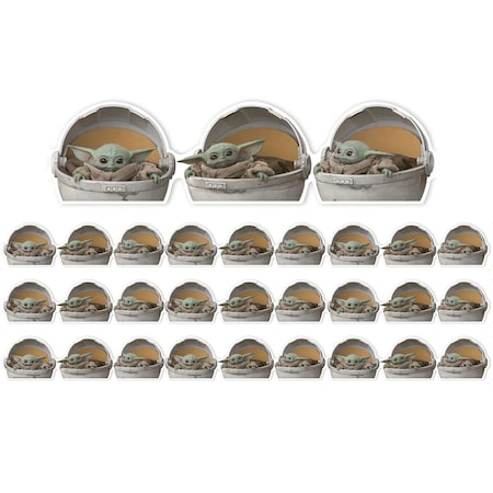 Eureka Star Wars The Mandalorian Deco Trim Extra Wide, 37 Feet Per Pack, 3PK 846304