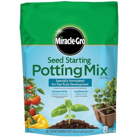 Miracle-Gro Potting Soil, 8 qt Coverage Area 74978500