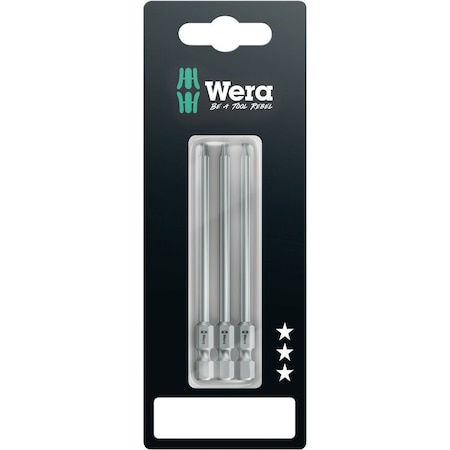 Wera 867/4 Z SB Bits, TX 10 x 89 mm, 3 pieces 5073470001
