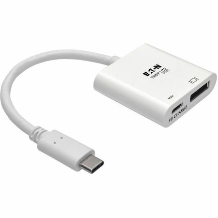 Eaton EATON USB-C To Displayport Active Adapter Cable With Equalizer (m/f), Uhd 8k, Hdr U444-06N-DP8WC