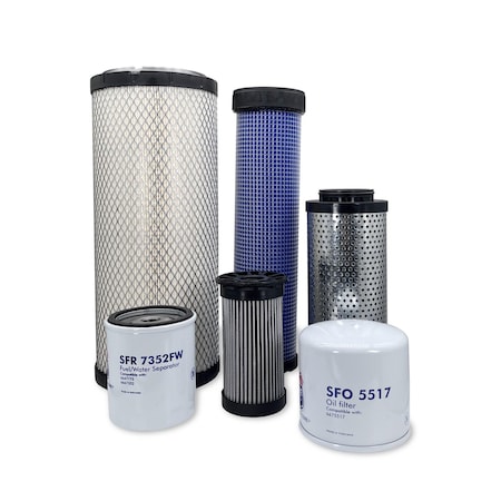 Hero Preventative Maintenance Kit Bobcat S450 Loader AV9V11001 & Above, Canister Cooling Fan Filter MSU-BC-0068
