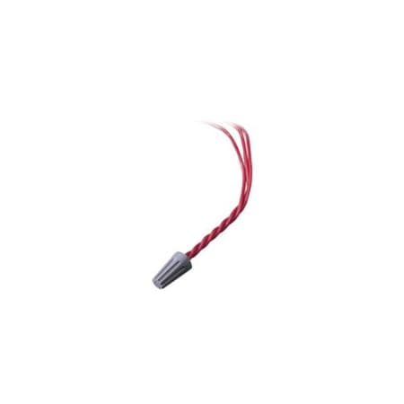 Ideal Twist-On Wire Connector, 16 AWG Max, Gray, Thermoplastic Insulation, 300 V, 100 PK 30-071