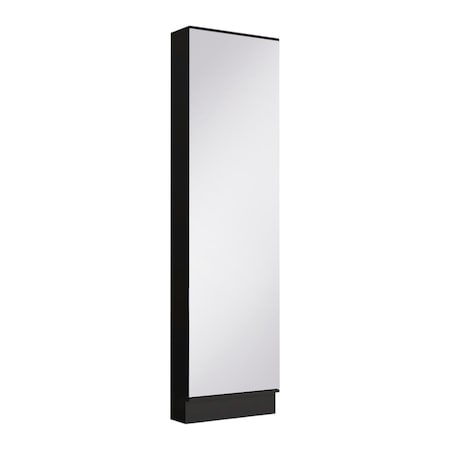 Homeroots Black Ten Pair Shoe Rack 478439