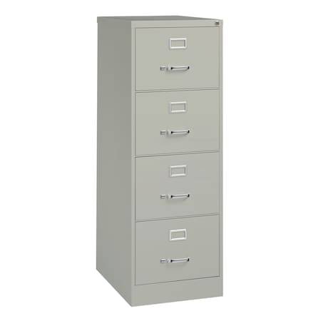 Hirsh 18" W 4 Drawer Vertical File Cabinet, Light Gray, Legal 17550
