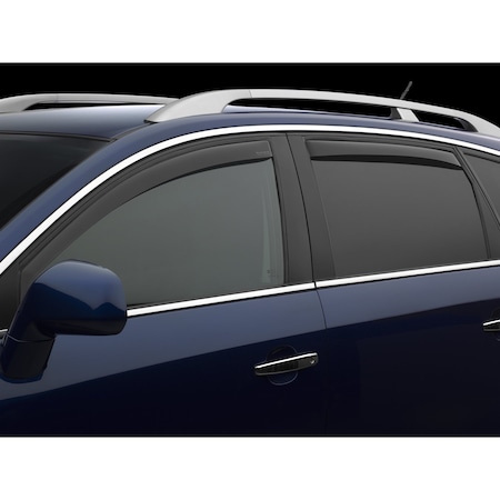 Weathertech Dark Tint, FrontandRear Side Window Deflectors 82443IM
