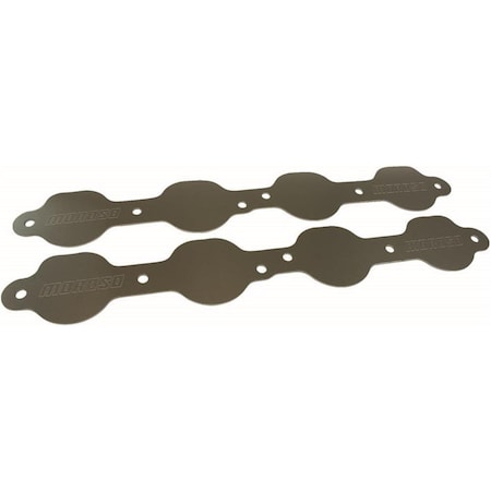 Moroso 25157 Exhaust Block Off Storage Plate, Black M28-25157