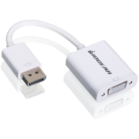 Iogear DISPLAYPORT TO VGA ADAPTER CONNECTS IMAC /MACBOOK TO PROJECTOR GDPVGAW6