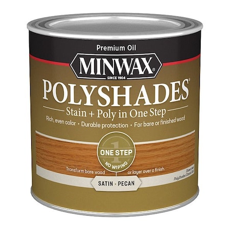 Minwax Wood Stain, 0.5 pt, Pecan 213204444