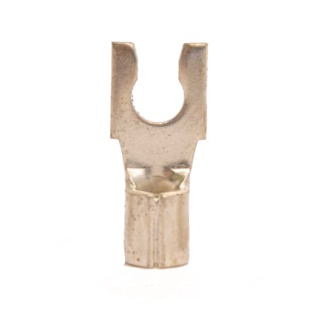 Hillsdale Terminal Fork Terminal, #8 Stud Size, 10 AWG, 600 V, 1000 PK 10281BZ