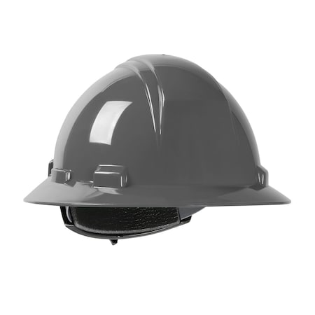 Dynamic Full Brim Hard Hat with HDPE Shell, 4-Point Textile Suspension and Wheel Ratchet Adjustment 280-HP641R-14