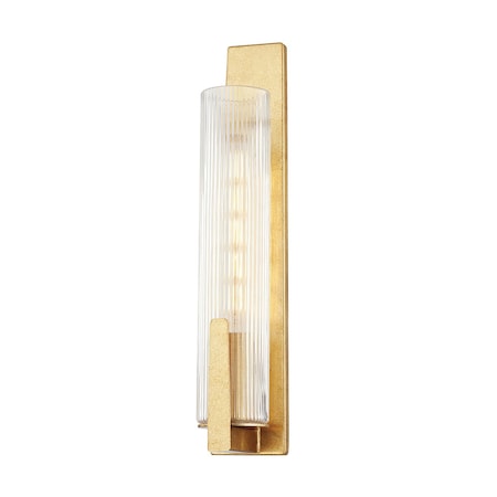 Troy Lighting Malakai 1 Light Wall Sconce 3.25 In. Vintage Gold Leaf B6918-VGL