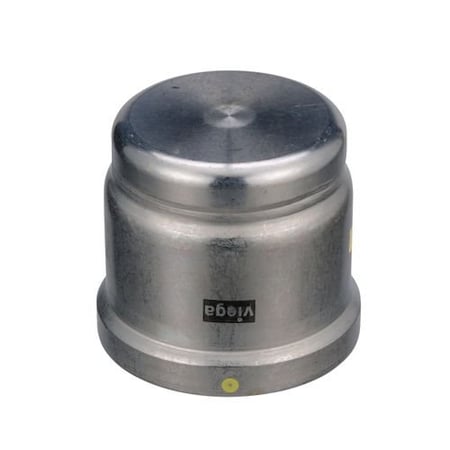 Viega MegaPressG cap P 4 carbon steel zinc-nickel coating 28870