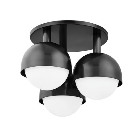 Hudson Valley Lighting Foster 3 Light Semi Flush 18.75 In. Old Bronze 1203-OB