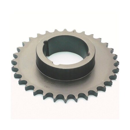 Tsubaki T/L Typ B Single Pitch Sprocket, 1 Bore, 2.352 OD, #35 chain, 18 T, 3/8 P 35BTL18