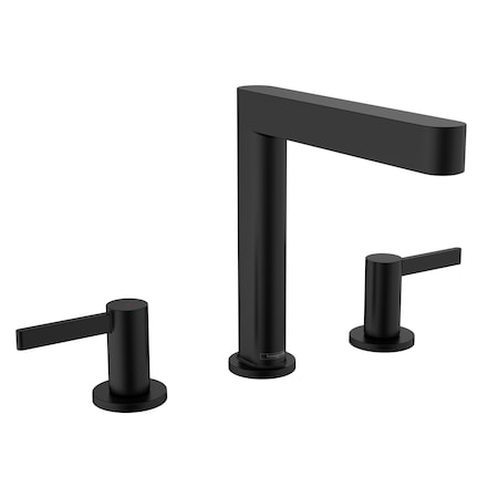 Hansgrohe Finoris Wide-spread Faucet 160 with Pop-up Drain, 1.2 GPM in Matte Black 76034671