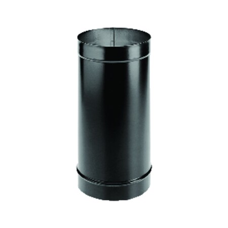 Duravent DuraBlack 6 in. D X 48 in. L Galvanized Steel Stove Pipe 6DBK-48