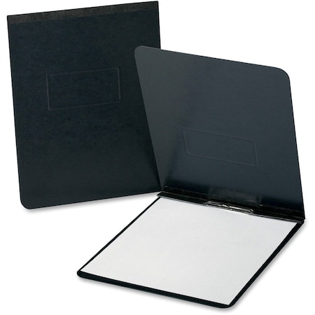 Tops Business Forms Oxford, Pressguard Coated Report Cover, Prong Clip, Letter, 2in Capacity, Black 71106