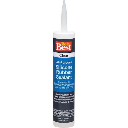 Do It Best 9.8 Oz. All-Purpose Silicone Sealant Clear 7079818339