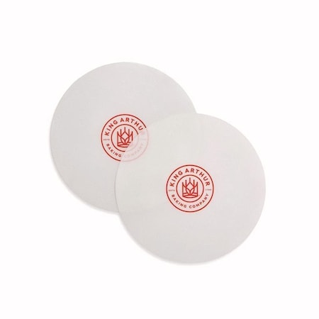 King Arthur Baking Co 8 in. Cake Pan Liners White, 2PK 50614K