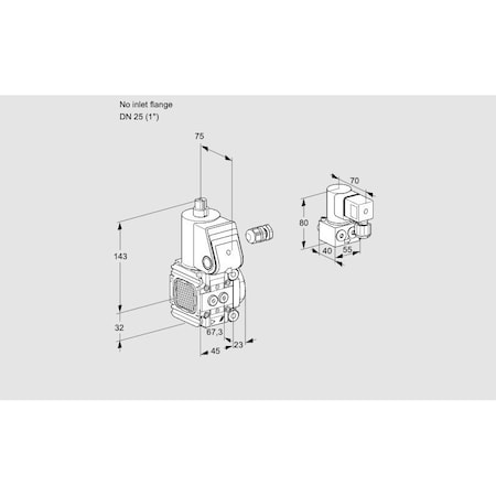 Honeywell Kromschroder Solenoid Valve for Gas, Class A, 500 mbar, IP65, EN 161 Certified KS88019688