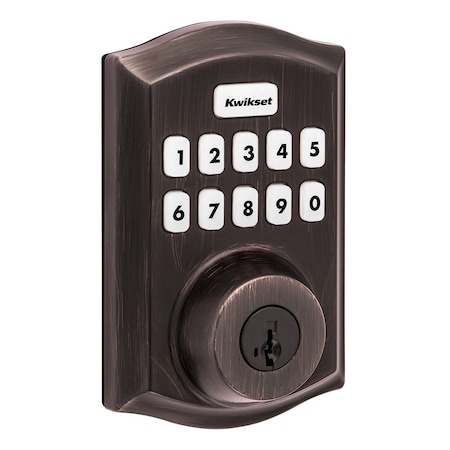 Kwikset Keypad Deadbolts Venetian Bronze HC620TRLZW700LR-11PS