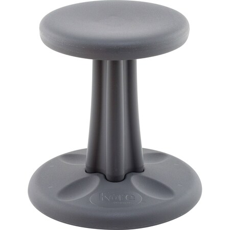 Kore Design Kids Wobble Chair for Schools, Classrooms, 14in tall, Active Seating, Grey 803892
