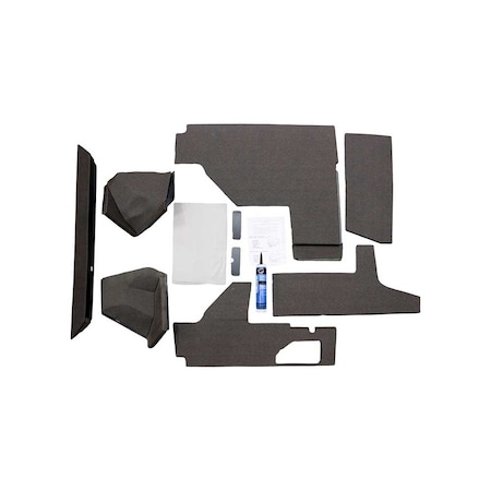 K&M Mfg Qwik Fit Lower Cab Kit for John Deere 55 Series Tractors Multi-Brown Vinyl 4146