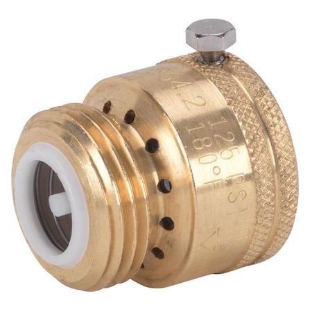 Homewerks 3/4 in. MHT X 3/4 in. FHT Brass Vacuum Breaker 189-3-34