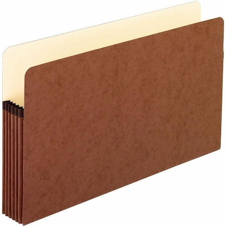 Esselte Pendaflex 1536GOX 5 1/4 Expansion File Pocket Manila/Red Fiber Legal 10/Box 1536GOX