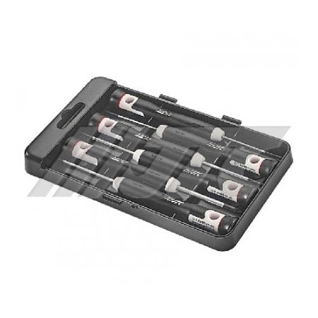 Jtc Auto Tools 6-piece precision screwdriver set, ph00/ph0/ph1 & sl1.5/sl2.5/sl3, cr-mo 5526