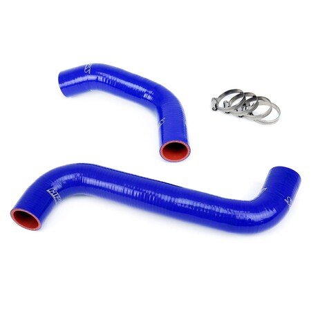 Hps Performance High Temp Reinforced Silicone Radiator Coolant Hose Kit, Blue,  57-1064-BLUE