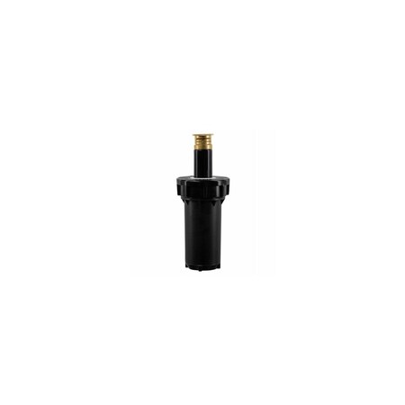 Orbit 54242 Spring Loaded Sprinkler with Twin-Spray Brass Nozzle 1/2 in Connection 15ft Half-Circle Brass 54523