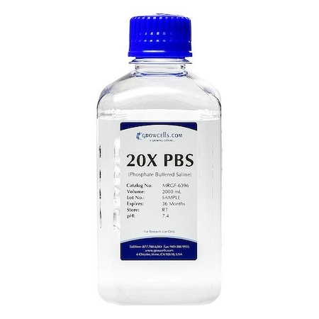 Growcells Phosphate Buffered Saline, 2 L, PK6 MRGF-6396-6