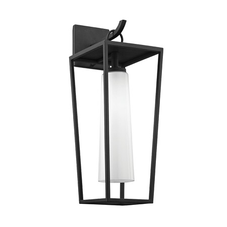 Troy Lighting Mission Beach 1 Light Wall Sconce 7.5 In. Textured Black B6352-TBK