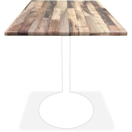 Holland Bar Stool Co 30" x 30" Rustic, Indoor/Outdoor All-Season EnduroTop Table Top OD30SRustic