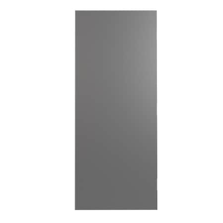 Fortis Doors Steel Door, Universal/Reversible, 84 in H, 36 in W, Galvanized Steel, Type: Single Door 18GHFVST3684M